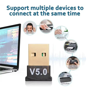 LC 2025 Wireless BT V5.0 Adapter New External BT 2.4GHz 150Mbps Wi-fi Dongle <b>Mini</b> Wifi <b>Usb</b> Adapter Wireless Network Card - Product Image 3