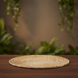 Tovaglietta in foglie di mais Erpsl 20 cm, intrecciata naturalmente, per decorazioni da tavola - Product Image 3