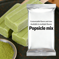 Polvo para Helados de Chocolate Premium, Directo de Fábrica, Mezcla de Azúcar para Hacer Paletas de Hielo, Bolsa de 1 kg, Calidad Estable, para Restaurantes y Hoteles