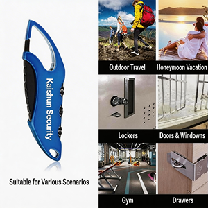 Mini <span class=keywords><strong>cadenas</strong></span> à combinaison de qualité supérieure pour sacs d'école, casiers de gym et bagages de voyage - Product Image 4