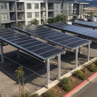 Support de carport solaire en acier au carbone haute résistance, très demandé, pour carport solaire domestique