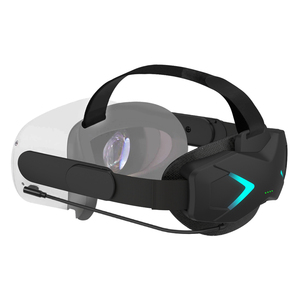 For Oculus <strong>Quest</strong> 2 Extend Equipment Accessories Rechargeable protection Headband 5000Ah Capacity <strong>Battery</strong> with LED Light - Product Image 1