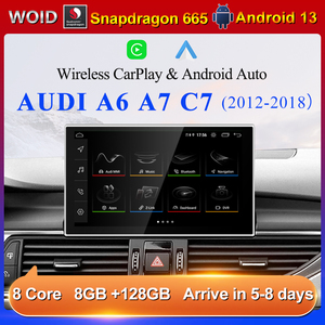วิทยุติดรถยนต์ HFMidia AUDI A6 A7 C7 Qualcomm Snapdragon 665 หน้าจอพับเก็บได้ ระบบ Android 15 เครื่องเล่น DVD รองรับ Wireless CarPlay และ Android Auto - Product Image 3