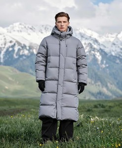 <span class=keywords><strong>Manteau</strong></span> d'hiver pour homme, long, style décontracté, coupe-vent, doudoune pour homme, doudoune en duvet d'oie, veste matelassée pour homme, veste coupe-vent - Product Image 4
