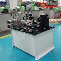 Unité d'alimentation hydraulique à double servo-moteur à économie d'énergie avec double manomètre pour équipement d'assemblage automatique multi-stations