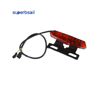 Superbsail OUXI V8 Ebike Accessoires Feu arrière Ebike Feu arrière Feu arrière Avertissement de sécurité Vélo électrique Pièces de rechange pour OUXI V8