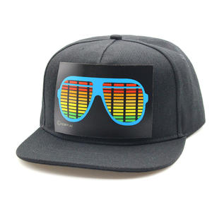 Sombreros <span class=keywords><strong>de</strong></span> béisbol luminosos LED para fiesta <span class=keywords><strong>de</strong></span> eventos, sombreros <span class=keywords><strong>de</strong></span> <span class=keywords><strong>hip</strong></span> <span class=keywords><strong>hop</strong></span> con diseño <span class=keywords><strong>de</strong></span> logotipo <span class=keywords><strong>de</strong></span> barra <span class=keywords><strong>de</strong></span> tema personalizado - Product Image 1