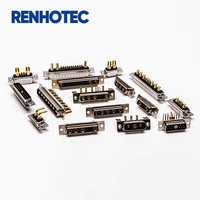 Connecteur étanche D SUB 26 broches IP67 DB15 à montage sur panneau 4 9 25 37 44 50 62 78 104