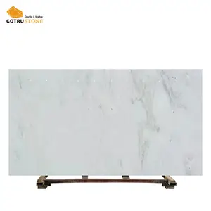 Panic Buying Chinese Venus Galaxy Marble Misty White Slab In Stock Customization For Indoor Floor Wall Decoration Counter