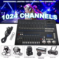 Console d'éclairage professionnelle King Kong 1024 DMX, contrôleur 1024 canaux pour éclairage de scène mobile, DJ, discothèque