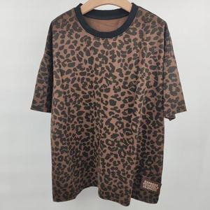 Zeya của phụ nữ <span class=keywords><strong>Leopard</strong></span> đồ họa T-Shirts - Oversized Ngắn Tay Áo giản dị in áo thun - Product Image 1