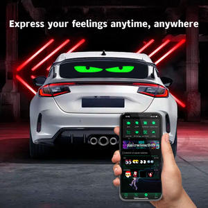 Schermo Led flessibile programmabile personalizzato Rgb colore occhio arrabbiato pannello di visualizzazione animato per camion accessori diil occhi luce - Product Image 5