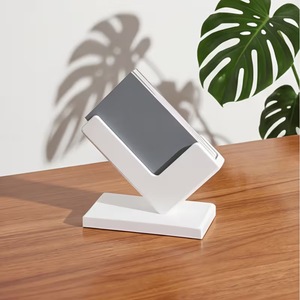 Qianrui Business Card Holder 8.1x6.2cm Minimalist Desktop Display Stand Office <b>Desk</b> Organizer - Product Image 1