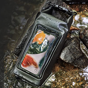 <b>Waterproof</b> 2L Dry <b>Bag</b> PVC Floating Survival Pouch Roll Top Zipper Pocket Modern Fashion Mobile <b>Phone</b> Storage <b>for</b> Kayaking - Product Image 4