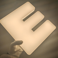 Lettres lumineuses en acrylique personnalisées, enseigne LED illuminée pour la décoration murale, la maison, les entreprises, les devantures de magasins, les mariages, les fêtes, les présentoirs extérieurs