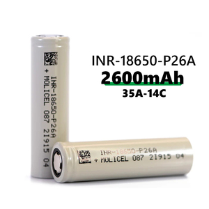 ขายส่งแบตเตอรี่ Molicel P26A ของแท้ 3.7v18650 2600mah แบตเตอรี่ลิเธียมไอออน รุ่น P42A P28a 35A อัตราการคายประจุ 1000 รอบ - Product Image 2