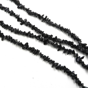 Negro venta al por mayor de cristal de obsidiana de grava, la <span class=keywords><strong>piedra</strong></span> para la decoración de la casa - Product Image 4