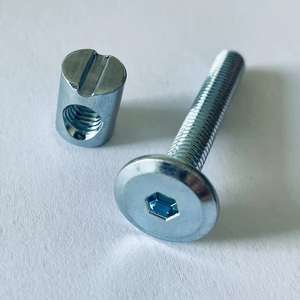 <span class=keywords><strong>Boulon</strong></span> de Joint de connecteur de meubles à <span class=keywords><strong>tête</strong></span> mince à douille hexagonale <span class=keywords><strong>Allen</strong></span> plate <span class=keywords><strong>avec</strong></span> <span class=keywords><strong>écrou</strong></span> de <span class=keywords><strong>baril</strong></span> - Product Image 2