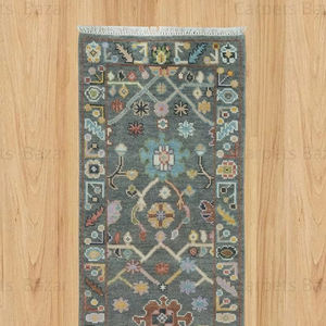 Noué à la main beau tapis salon salle de bain maison en gros haute qualité Vintage révolution laine tapis tapis ensemble - Product Image 1