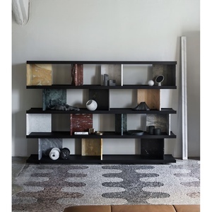 Design di moda grande arredamento in marmo <span class=keywords><strong>soggiorno</strong></span> mobili di lusso <span class=keywords><strong>libreria</strong></span> moderna - Product Image 5