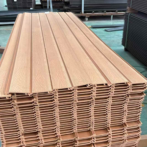 Panel de Pared Decorativo WPC Anti-UV, Revestimiento Compuesto, Tablero de Pared Exterior, Panel de Pared de Madera y Plástico <span class=keywords><strong>para</strong></span> Decoración del Hogar, Precio al por Mayor - Product Image 1