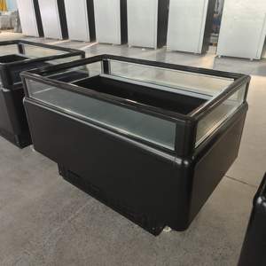 Réfrigérateur et congélateur à double température Supermarché Commercial Island - Product Image 3