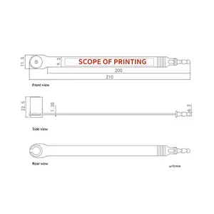 Hot Sale Recommendation Disposable Round Fixed Length Tag Strip Security Plastic Seal For Shipping Truck Plastic Seal