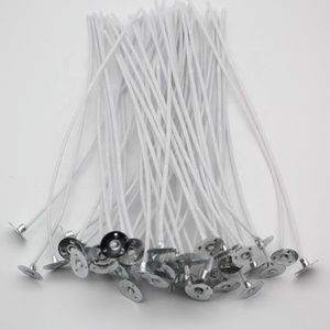 Mèches de bougies en coton pur naturellement sans fumée, support en <span class=keywords><strong>fer</strong></span>, mèches naturelles sans fumée pour bougies DIY – Vente chaude - Product Image 2