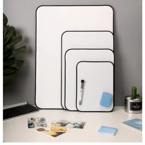 <span class=keywords><strong>Pizarra</strong></span> Magnética de Metal con Borde Suave, Tamaño A4/A5, Material de Hojalata y PET, de Una Cara/Doble Cara, Borrable, para Uso Doméstico y Comercial - Product Image 1
