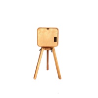 Support d'imprimante photo portable robuste en bois à prix de gros, trépied réglable en hauteur, étanche pour appareil photo et smartphone