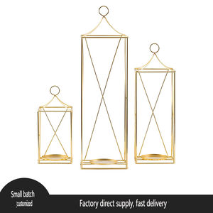 Bougeoir en métal personnalisé pour mariage à la maison décorations de table de Noël bougies chauffe-plat décor à la maison <span class=keywords><strong>colocation</strong></span> ensemble de 3 pièces - Product Image 4