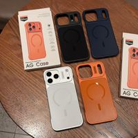 Funda Magnética sin Bordes para Apple 17 Pro Max, Carcasa Mate para iPhone 11 12 13 14 15 16