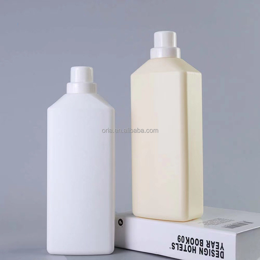 Modern Square HDPE Detergent liquid bottle
