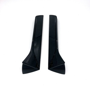 Per <span class=keywords><strong>SEAT</strong></span> <span class=keywords><strong>LEON</strong></span> 2013-2021 paio di rivestimento dello Spoiler laterale del lunotto nero lucido in carbonio, lato sinistro e destro - Product Image 5