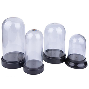 수제 투명 PVC 디스플레이 돔 (베이스 포함), 5mm 두께 플라스틱 상자, 식기 및 가정용품 산업용 - Product Image 1
