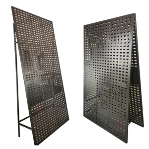 Tùy chỉnh Hiện đại chất lượng cao Treo Tường dây thép lưới kệ trưng bày sơn tĩnh điện kim loại kệ cho gốm gạch giá - Product Image 1