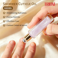 Huile à cuticules scintillante mini 5ml à marque privée, revitalisant roll-on nourrissant rapide, soin des cuticules végétalien, réparation des ongles, produits parfumés
