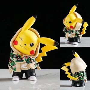 Nouvelle arrivée Pokemoned Figure à la mode Suprême-me Pika-chu Action Figure Ornements Jouet - Product Image 6