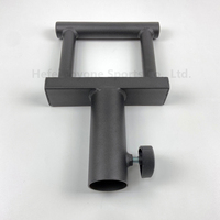 Pegangan Barbell T Bar Row Single Double Handle 2 Inch untuk Peralatan Gym Rumah, Aksesoris Press Landmine