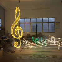 Luz LED Decorativa Animada Personalizada en 2D, Alto CRI, AC220V, IP65, Intermitente, para Exteriores, Navidad, Calles, Parques, con Certificación CE y RoHS