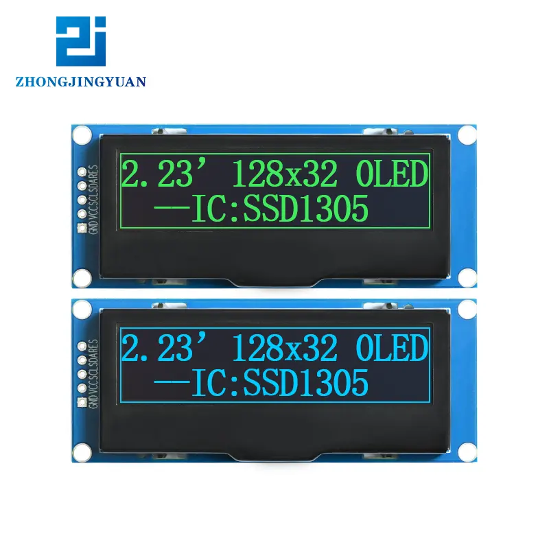 Module d'affichage OLED 2.23 pouces 128x32 pilote IC est interface SSD1305 IIC Affichage oled monochrome avec PCBA