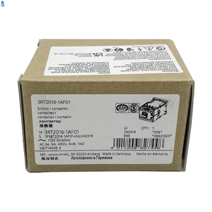 Contactor 3RT2016-1AF01 100% Original y Nuevo, Serie SIRIUS, Contactor de Potencia de 3 Polos con Bobina de CA, con un Año de Garantía - Product Image 1