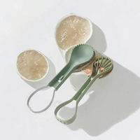 Junnuo – Ensemble 3 pièces multifonctionnel pour melon : trancheuse, cuillère, éplucheur et séparateur de pulpe pour assiette de fruits