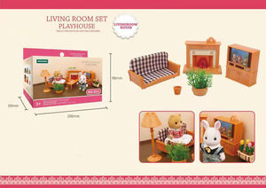 Распродажа, миниатюрная деревянная мебель, игрушки, кукольный домик, аксессуары для спальни, ванной, сада и холодильника, стола - Product Image 3