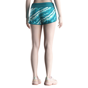 Pantalones Cortos Deportivos Profesionales para Mujer, Tela Elástica Suave, Diseño de Dobladillo Curvo para Maratón y Entrenamiento - Product Image 6