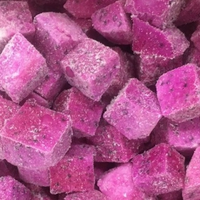 2024 Hete Verkoop Bevroren Drakenfruit Rode Witte Variëteiten Iqf Dragon Fruit Snijdt En Dobbelstenen