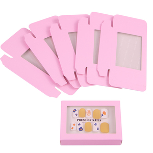 Bán Hot Wearable Nail Art Hộp bao bì, cửa sổ trong suốt Nail Art Display Hộp quà tặng, stylish Hộp quà tặng - Product Image 2