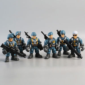 HBAOCH Set di 3 <span class=keywords><strong>Action</strong></span> <span class=keywords><strong>Figure</strong></span> Soldati delle Forze Speciali con Armi, Giocattolo Militare in Plastica <span class=keywords><strong>da</strong></span> Assemblare, Regalo STEM per Bambini - Product Image 4