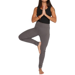 Leggings de <span class=keywords><strong>Yoga</strong></span> en chanvre Leggings en <span class=keywords><strong>coton</strong></span> biologique pour femmes pantalons de <span class=keywords><strong>Yoga</strong></span> taille haute Leggings de gymnastique pour femmes collants en <span class=keywords><strong>coton</strong></span> - Product Image 1