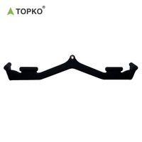 Accessoires de musculation TOPKO, plaque en acier de haute qualité, barre de traction, poignées de traction, poignées magnétiques portables pour étirements du dos